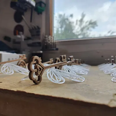 Chìa khóa bay Harry Potter dễ in không cần hỗ trợ