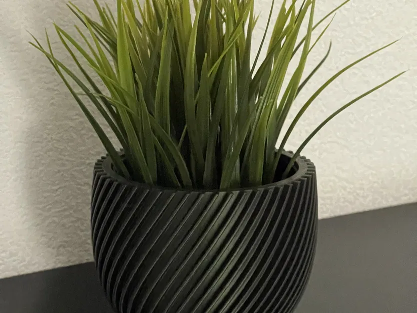 Chậu cây xoắn hiện đại phù hợp với sản phẩm nhựa Ikea 90... - Image 1