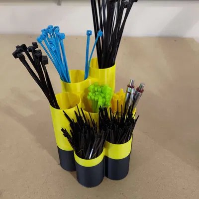 Bộ tổ chức dây buộc zip tùy chỉnh cho bàn làm việc