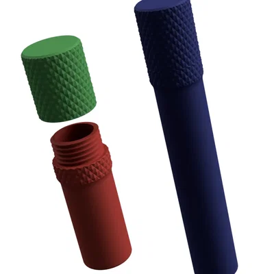 Hộp đựng kim may và mũi khoan với nắp vít