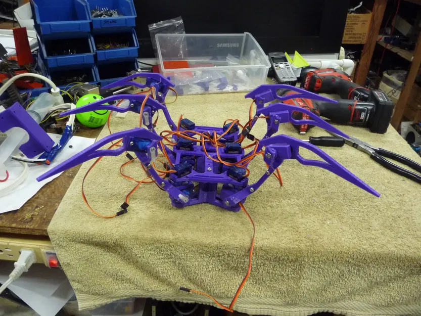 Robot hexapod 18 trục franken hex - Image 1