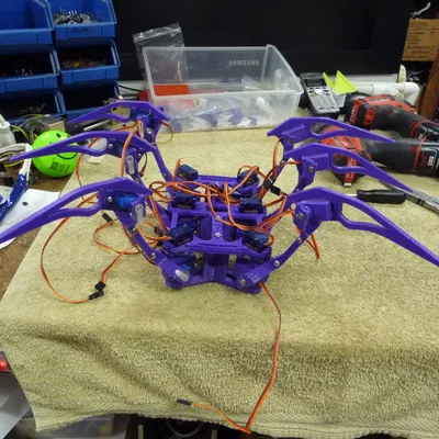 Robot hexapod 18 trục franken hex