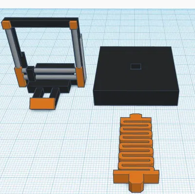 Búp bê lắc Prusa I3 với lò xo tùy chỉnh