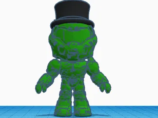 Nhân vật DoomGuy phong cách low poly 2016 độc đáo - Image 1