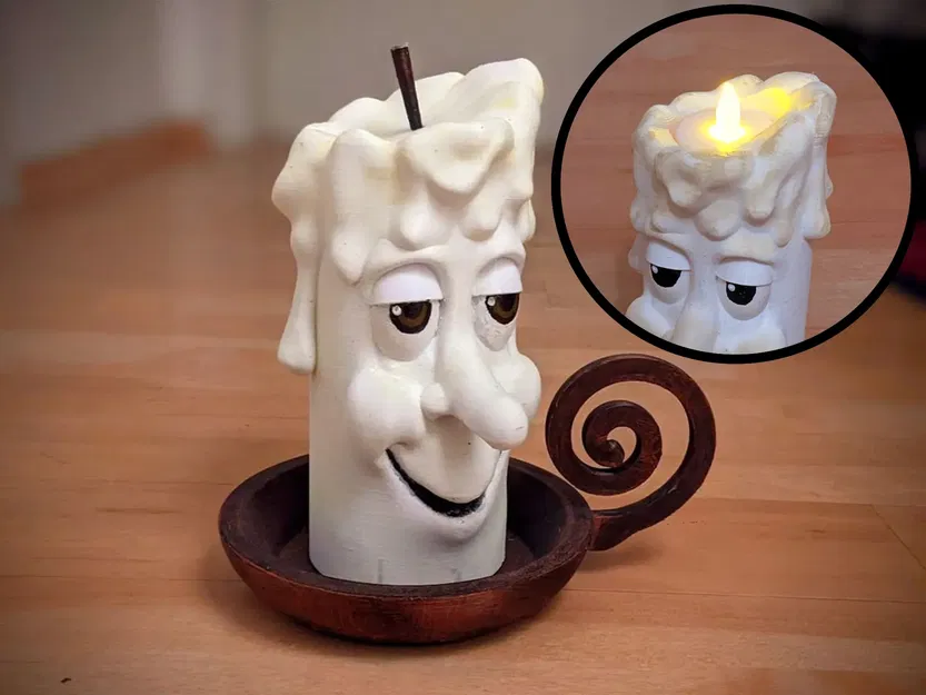 Nến Giáng Sinh Hoạt Hình Hài Hước (Số 1 trong 4) - Image 1