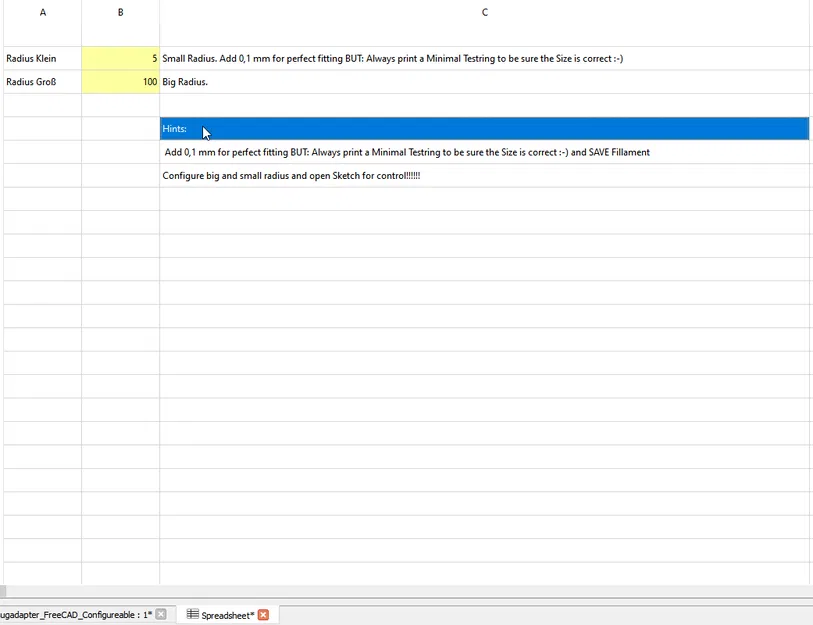Bộ chuyển đổi ống có thể cấu hình được trong FreeCAD - Image 4
