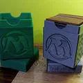 Hộp thẻ MTG có nắp trang trí đầy đủ cho bộ bài - Thumbnail 1