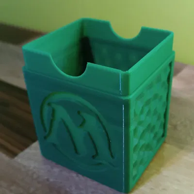 Hộp thẻ MTG có nắp trang trí đầy đủ cho bộ bài