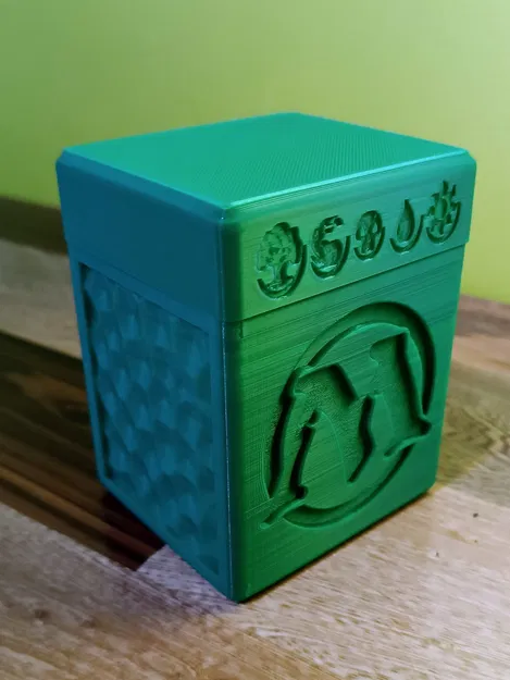 Hộp thẻ MTG có nắp trang trí đầy đủ cho bộ bài - Image 3