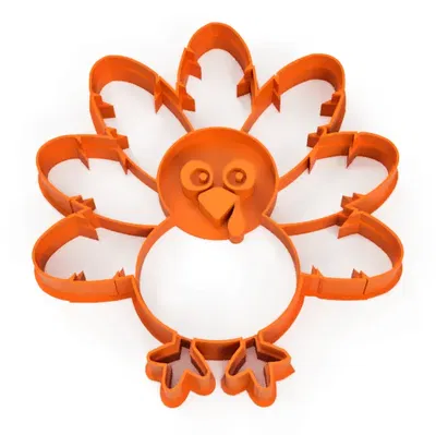 Cutter bánh quy hình gà tây 4 inch rộng