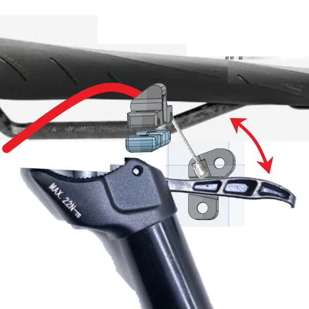 Bộ chuyển đổi ghế ngồi dropper điều khiển bằng tay - Image 4