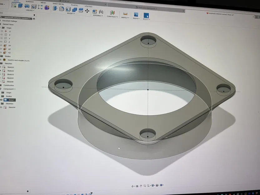 Gắn kết từ tính 100mm đến 75mm cho buồng phun sơn - Image 2