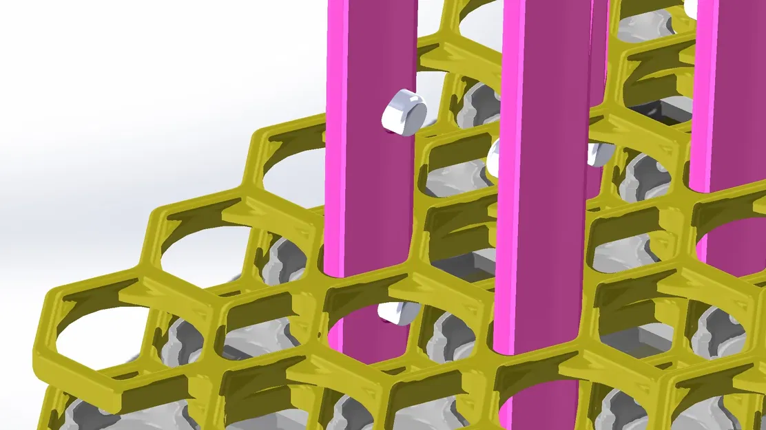 Giá đỡ dụng cụ viết và vẽ thiết kế hình lục giác - Image 3