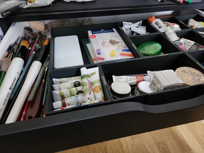 Tổ chức ngăn kéo đơn giản với hộp và bộ kết hợp - Image 3