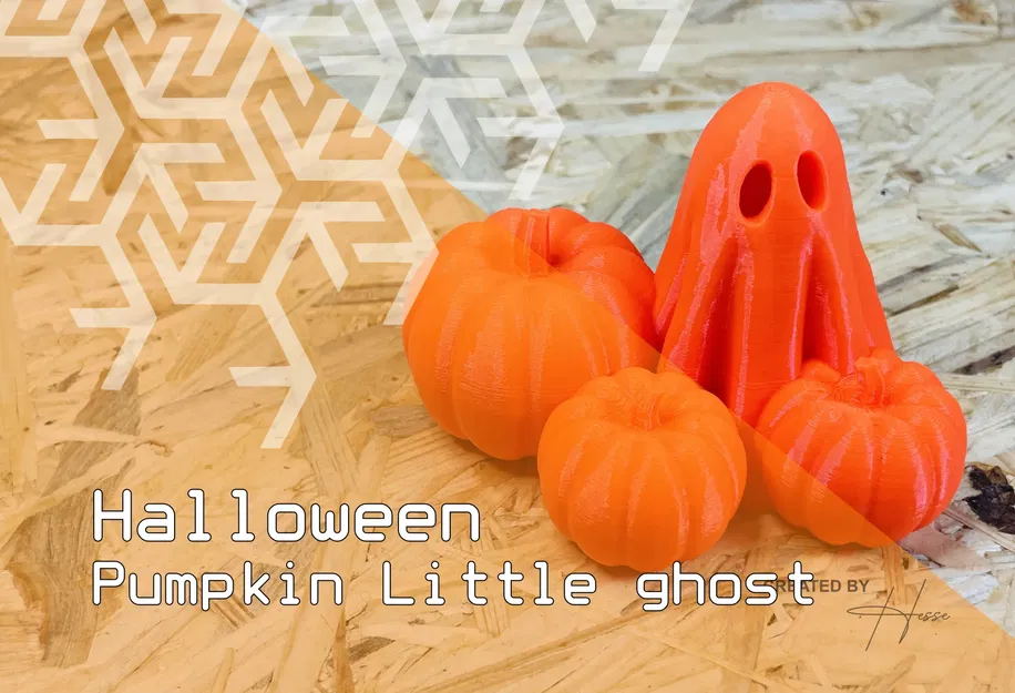 Bí ngô Halloween - Ma nhỏ dễ thương - Image 1