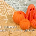 Bí ngô Halloween - Ma nhỏ dễ thương - Thumbnail 1