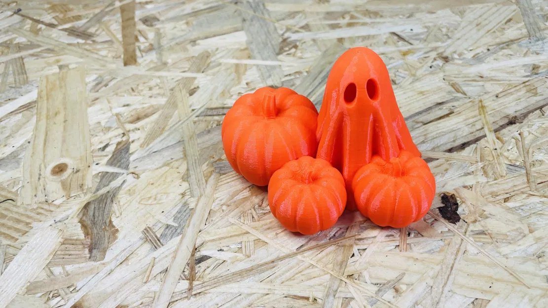 Bí ngô Halloween - Ma nhỏ dễ thương - Image 3