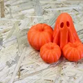 Bí ngô Halloween - Ma nhỏ dễ thương - Thumbnail 3