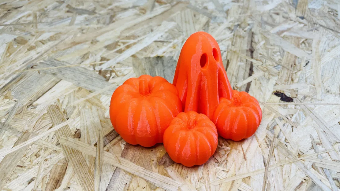 Bí ngô Halloween - Ma nhỏ dễ thương - Image 4