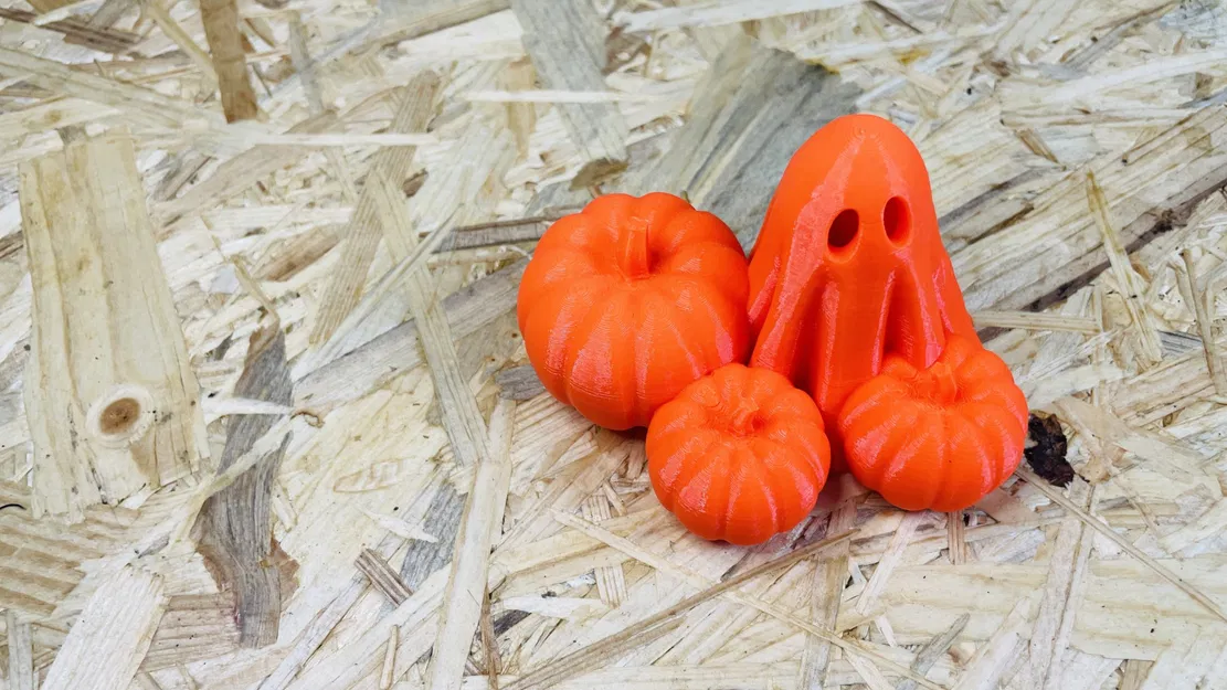 Bí ngô Halloween - Ma nhỏ dễ thương - Image 5