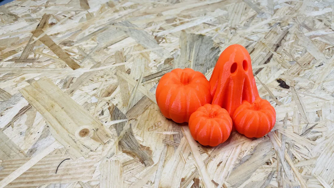 Bí ngô Halloween - Ma nhỏ dễ thương - Image 7