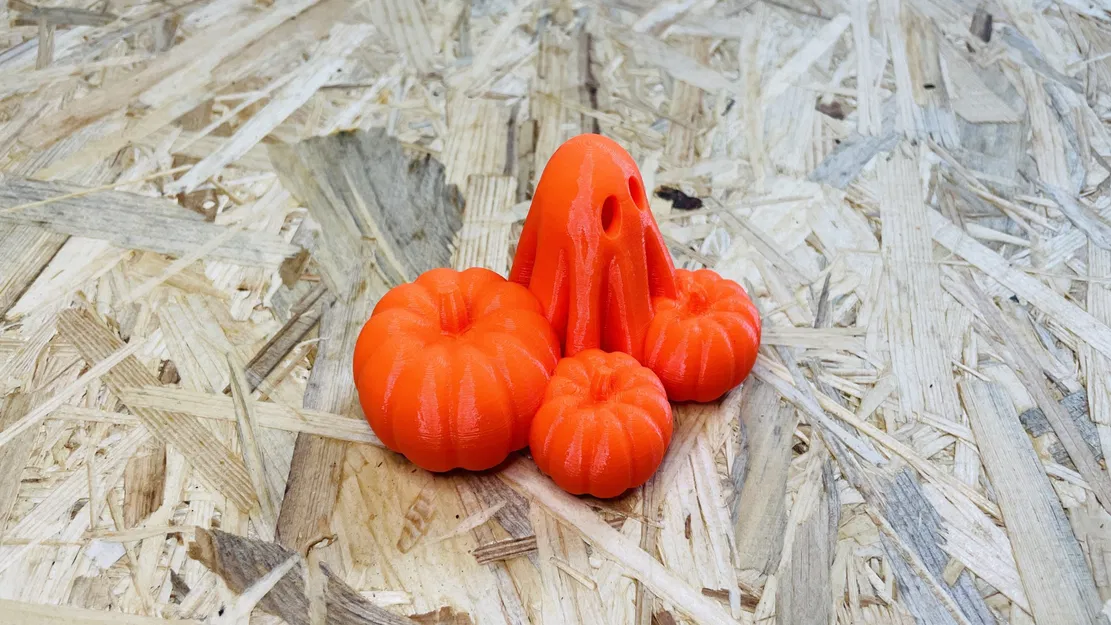 Bí ngô Halloween - Ma nhỏ dễ thương - Image 9