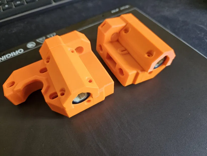 Cụm chốt X MK4 cho 2 vòng bi LM10UU hoặc drylin RJUM-01-10 - Image 3