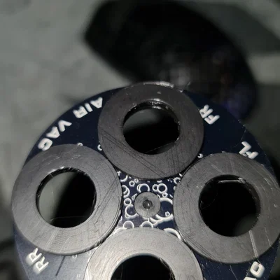 Bộ chuyển đổi giảm sốc Hudy Air Vac cho xe đua 1:8