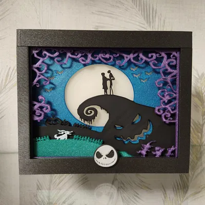 Hộp ánh sáng và bóng tối Giáng sinh ác mộng