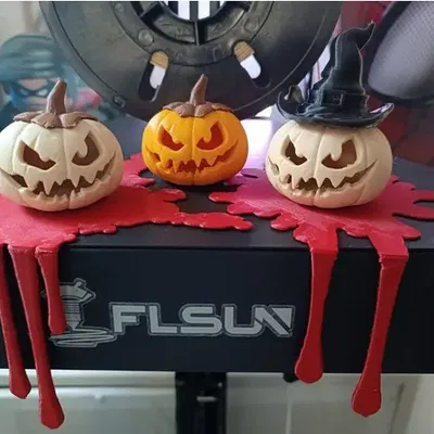 Quả bí ngô đáng sợ dễ in cho máy Ender 3