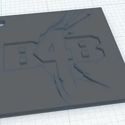 Móc chìa khóa lấy cảm hứng từ logo game Back 4 Blood