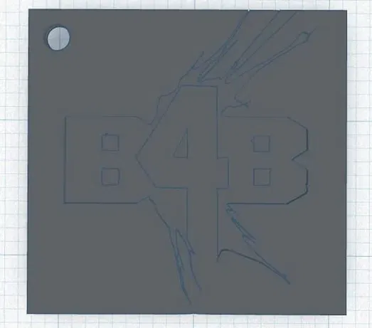 Móc chìa khóa lấy cảm hứng từ logo game Back 4 Blood - Image 3