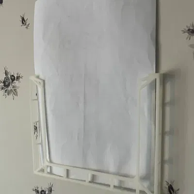 Giá đỡ giấy A4 treo tường kiểu tối giản