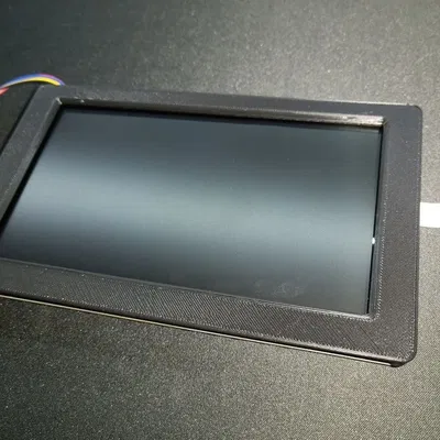 Khung và chèn Nextion 7" thiết kế âm tường