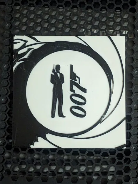 Đế lót ly James Bond 007 phong cách điệp viên - Image 1