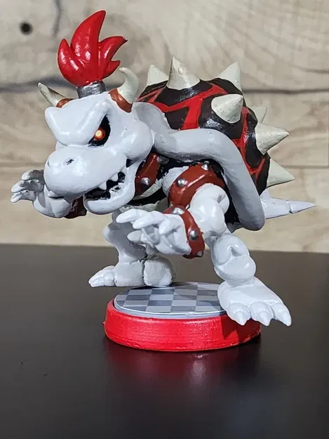 Hình nhân Dry Bowser Amiibo tùy chỉnh - Image 1