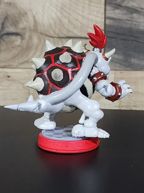 Hình nhân Dry Bowser Amiibo tùy chỉnh - Image 2