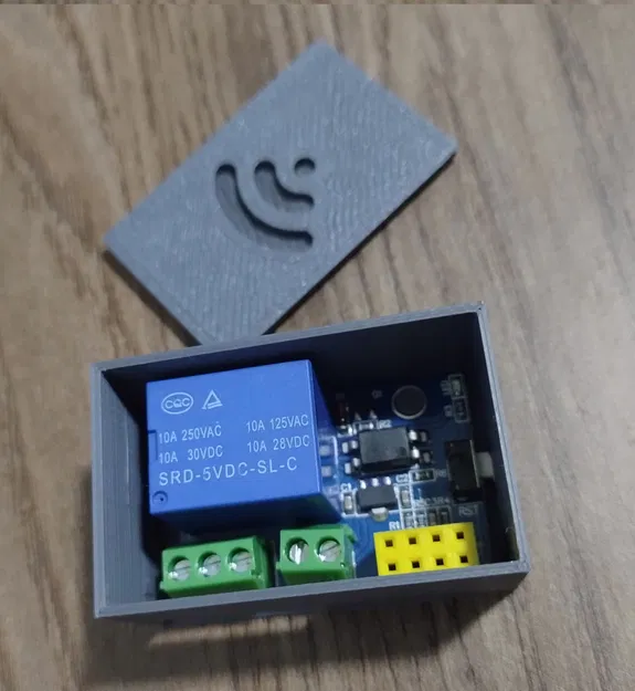 Vỏ bảo vệ mô-đun Relay ESP-01 thông gió - Image 1