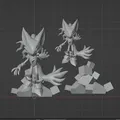 Bộ tượng nhân vật Eggman: Eggman, Metal Sonic, Infinite, E102-Gamma, ... - Thumbnail 6