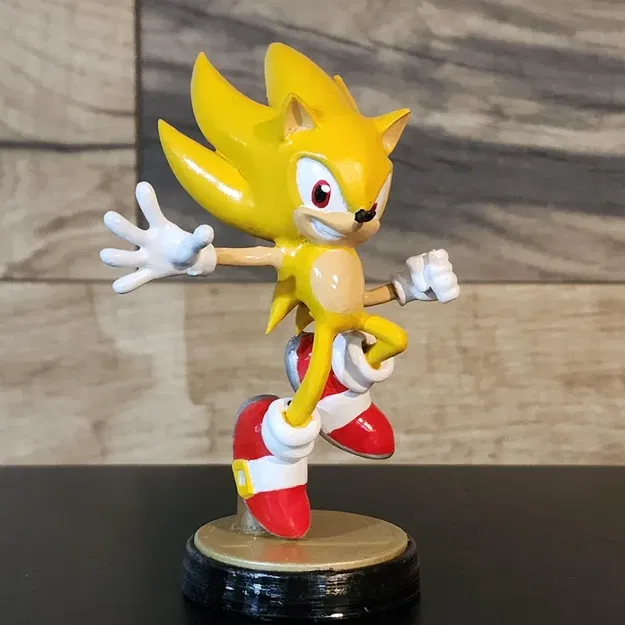 Bộ tượng nhân vật Team Sonic: Sonic, Tails, Knuckles và Super Sonic - Image 8