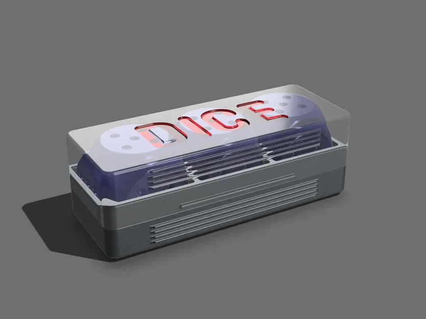 Hộp xúc xắc ba viên 6 mặt cho trò chơi bàn - Image 1