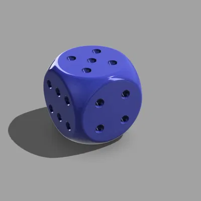 Hộp xúc xắc ba viên 6 mặt cho trò chơi bàn