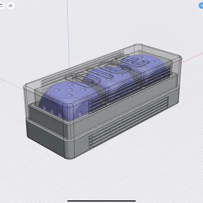 Hộp xúc xắc ba viên 6 mặt cho trò chơi bàn