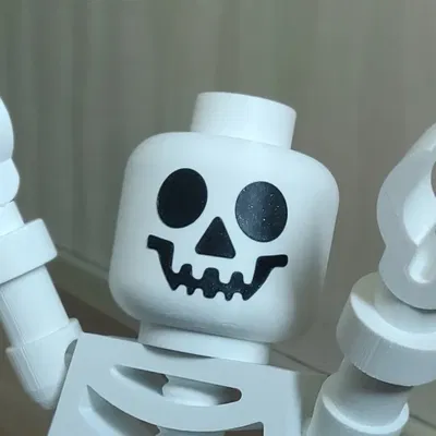 Decal mặt cho bộ xương lego khổng lồ