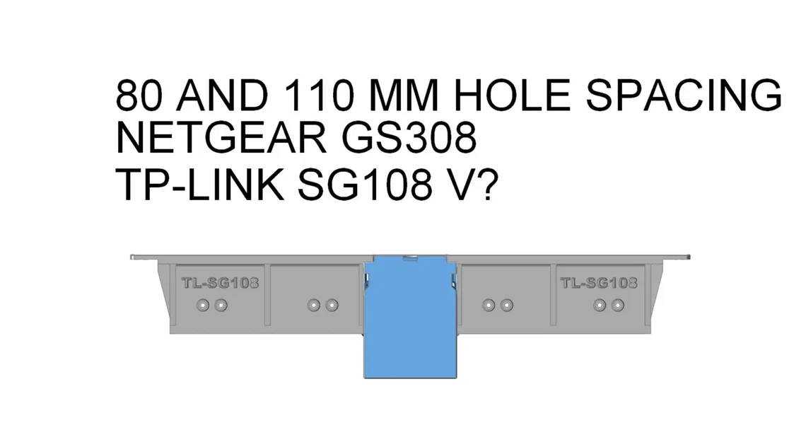 Giá đỡ relay 1U mô-đun cho switch TP-Link TL-SG108 hoặc Netgear GS308 - Image 3