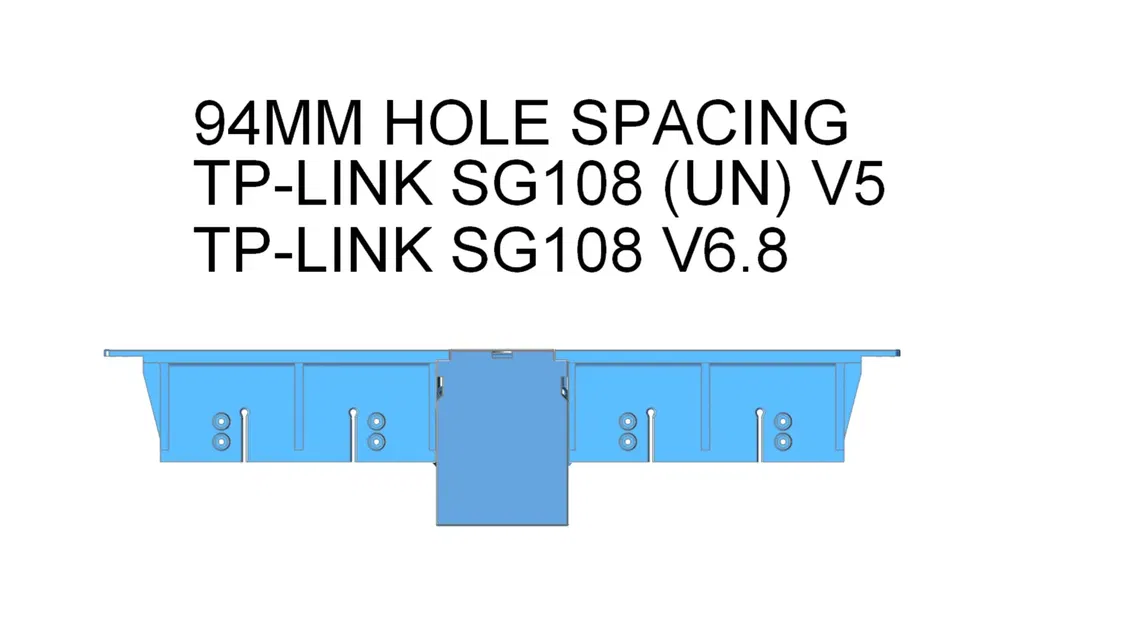 Giá đỡ relay 1U mô-đun cho switch TP-Link TL-SG108 hoặc Netgear GS308 - Image 4