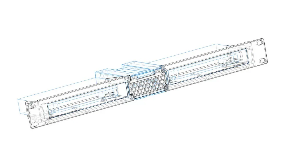 Giá đỡ relay 1U mô-đun cho switch TP-Link TL-SG108 hoặc Netgear GS308 - Image 9