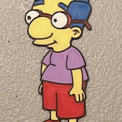 Nam châm Milhouse Van Houten nhiều màu sắc