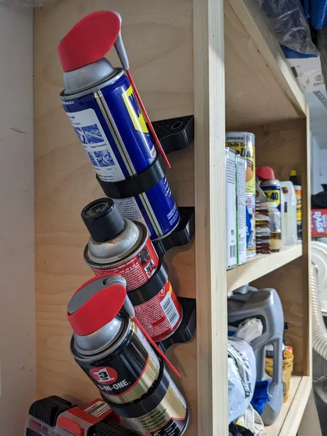 Giá đỡ bình xịt treo tường cho sơn và dụng cụ vệ sinh - Image 1