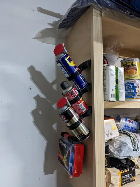 Giá đỡ bình xịt treo tường cho sơn và dụng cụ vệ sinh - Image 3